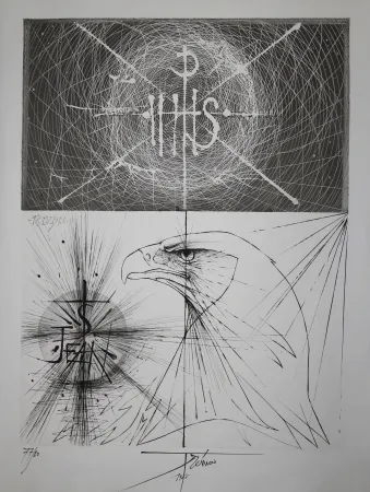 彫版 Trémois - L'Aigle de la St Jean / The Eagle of the St John