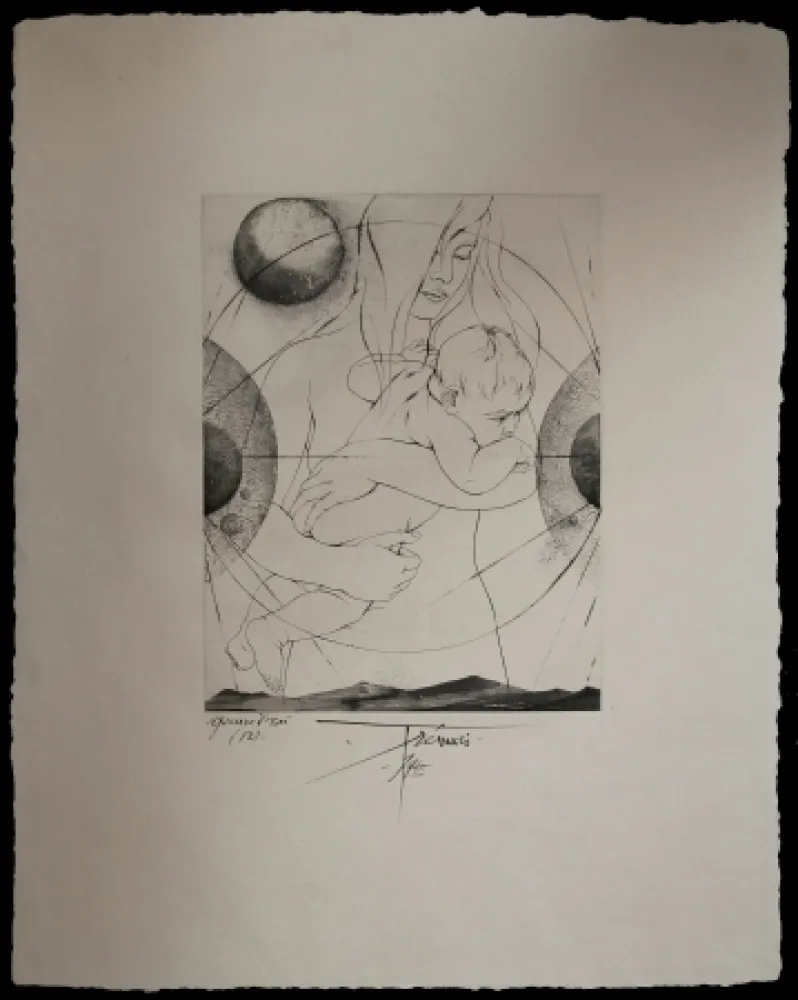 彫版 Trémois - MATERNITE / MATERNITY