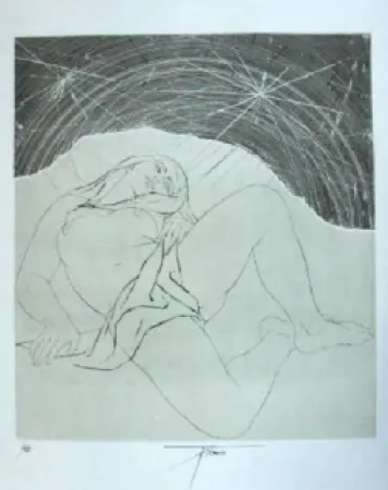 彫版 Trémois - Nu