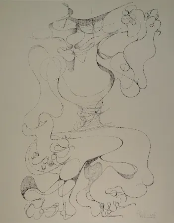 リトグラフ Tschumi - Spielkatze