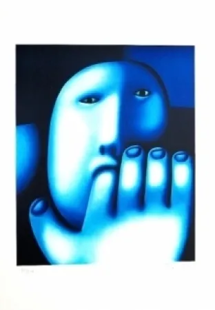 シルクスクリーン Tselkov - Sans titre