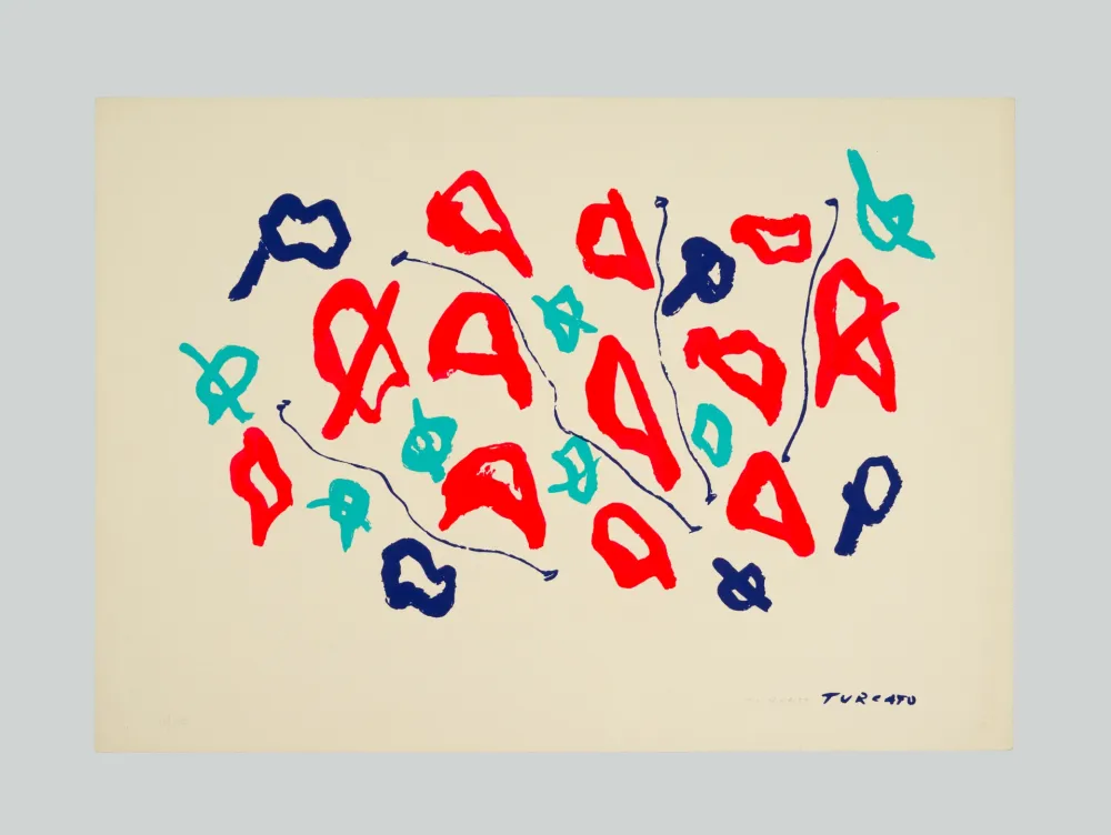 リトグラフ Turcato - Composizione