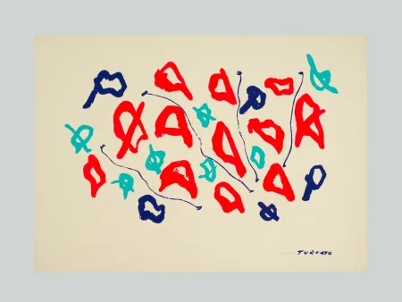 リトグラフ Turcato - Composizione