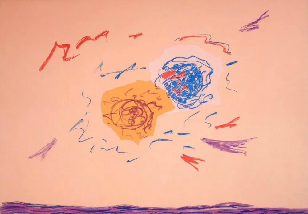 リトグラフ Turcato - Composizione