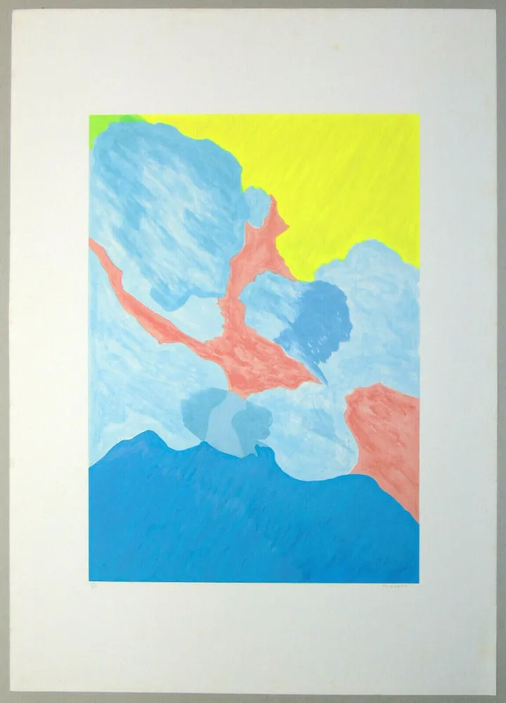 シルクスクリーン Turcato - Composizione