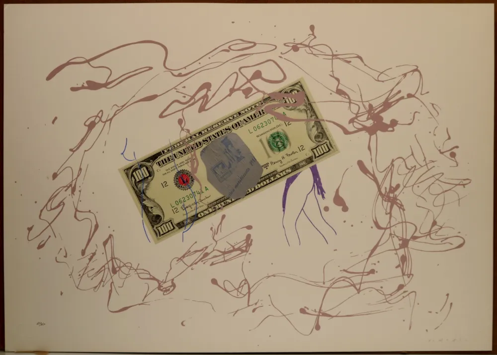 リトグラフ Turcato - Dollaro