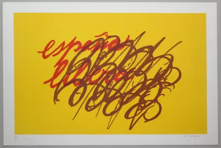 リトグラフ Turcato - Espana libera