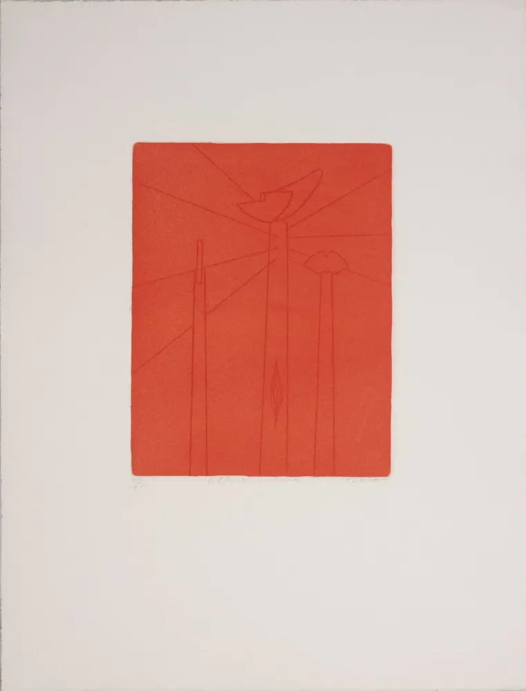 エッチング Turcato - La libertà incatenata