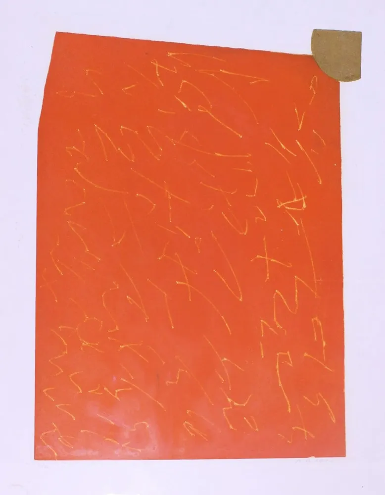 シルクスクリーン Turcato - SENZA TITOLO