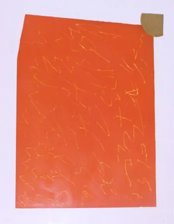 シルクスクリーン Turcato - SENZA TITOLO