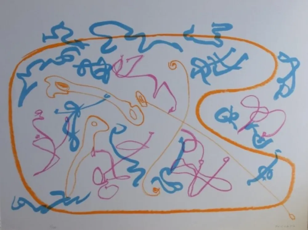 リトグラフ Turcato - Senza titolo