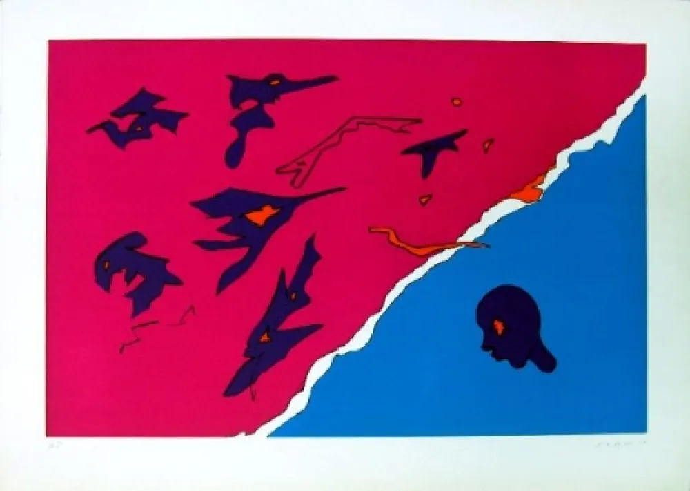 リトグラフ Turcato - Senza titolo