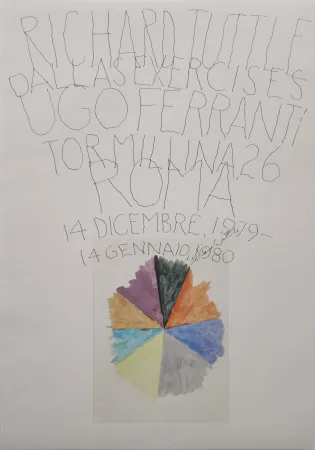 オフセット Tuttle - Richard Tuttle. Dallas Exercises. Ugo Ferranti. Tor Millina 26. Roma. 14 Dicembre,  1979-14 Gennaio, 1980