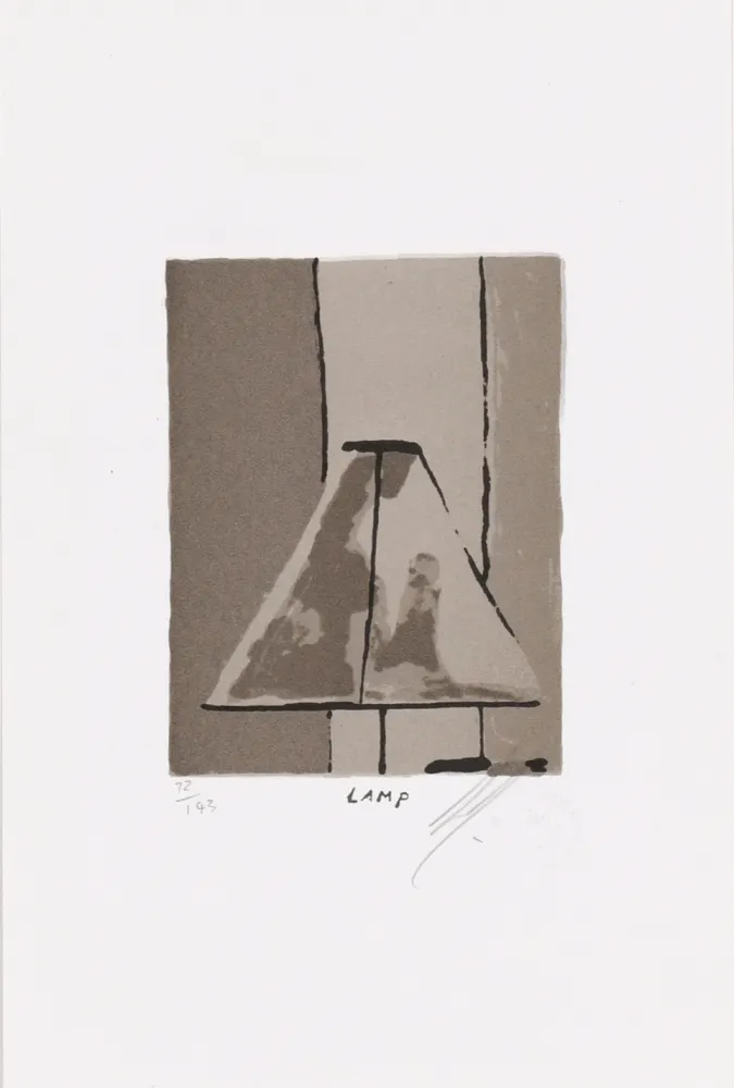 リトグラフ Tuymans - Lamp
