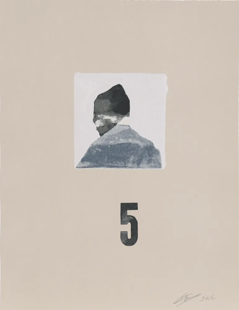 シルクスクリーン Tuymans - Zelfportret (1982)