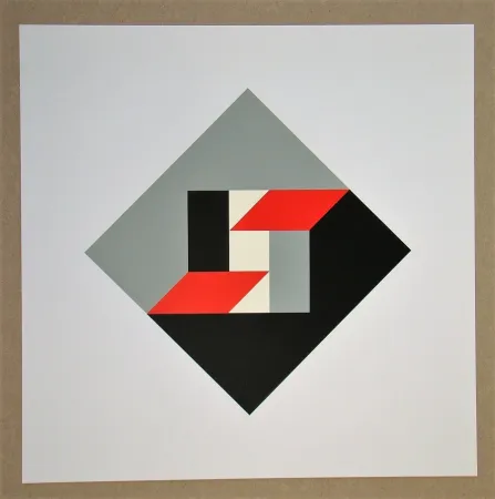 シルクスクリーン Twardzik - Konkrete Komposition