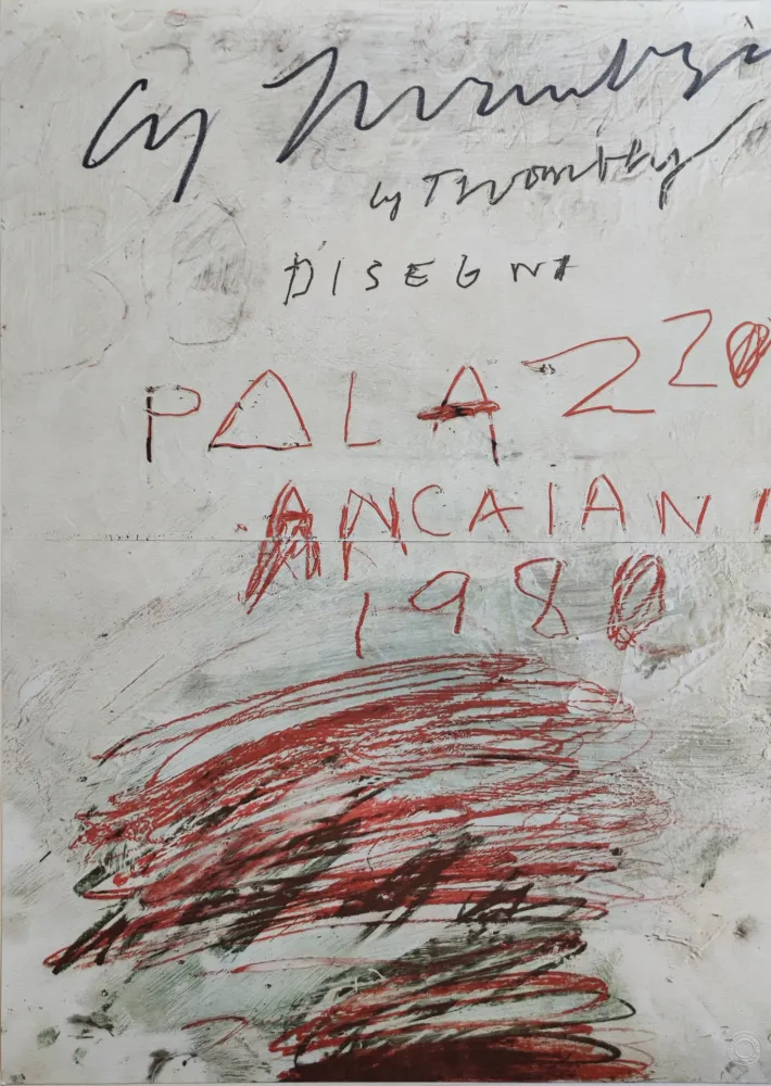 オフセット Twombly - Disegni Palazzo Ancaiani 1980