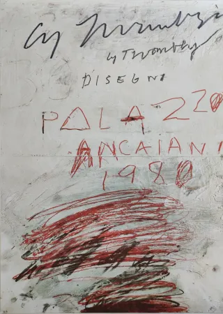 オフセット Twombly - Disegni Palazzo Ancaiani 1980