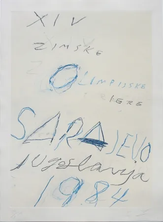 リトグラフ Twombly - Untitled