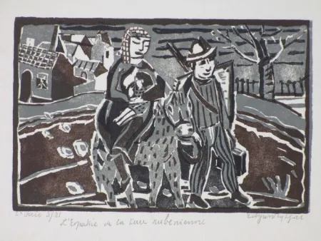 技術的なありません Tytgat - L'expatrie de la terre rubenienne / Vlucht naar Egypte