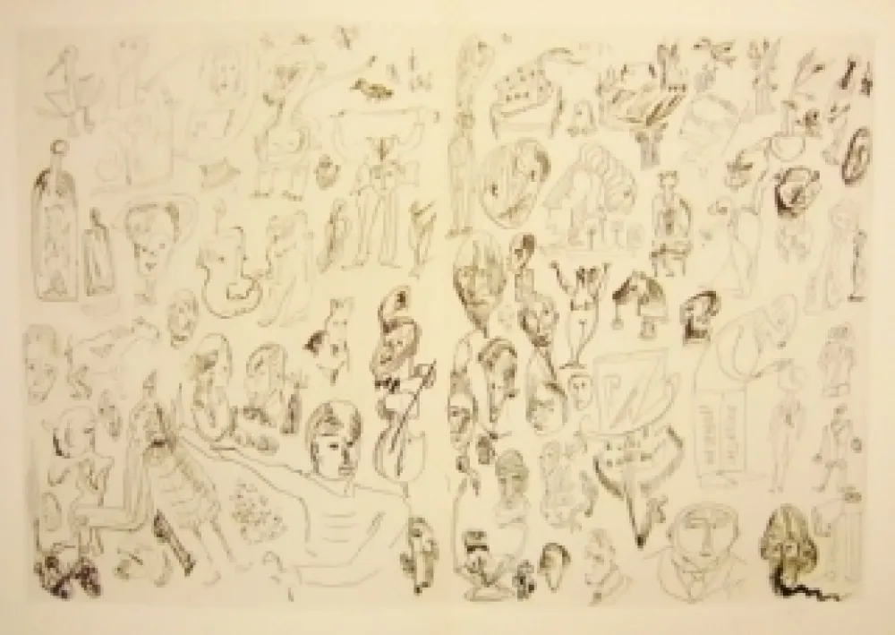 彫版 Tzara - Sans titre