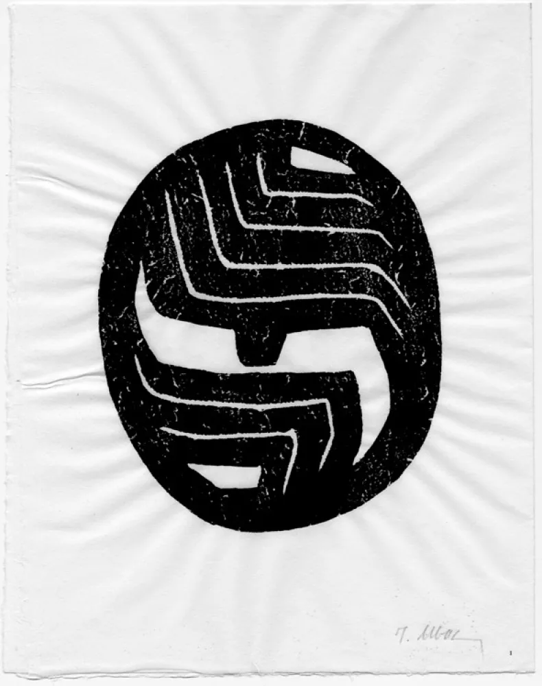 挿絵入り本 Ubac - A. Frénaud. ALENTOUR DE LA MONTAGNE. Avec  16 empreintes d'ardoises de Raoul Ubac (1980)