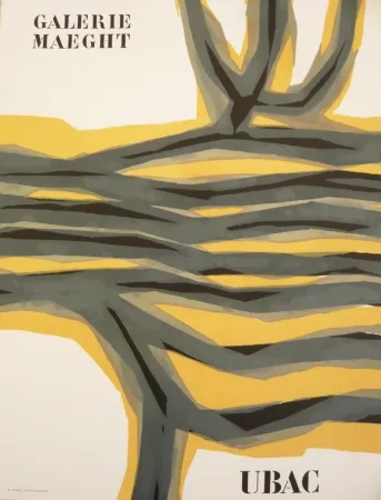 掲示 Ubac - Affiche exposition galerie Maeght