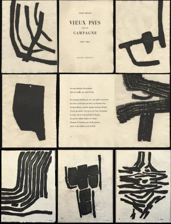 挿絵入り本 Ubac - André Frénaud. VIEUX PAYS. Avec suite signée et gravures refusées (1967)