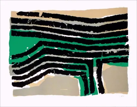 リトグラフ Ubac - Campagne II