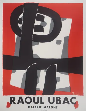 挿絵入り本 Ubac - Composition aux ardoises