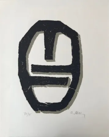 リトグラフ Ubac - Empreinte 