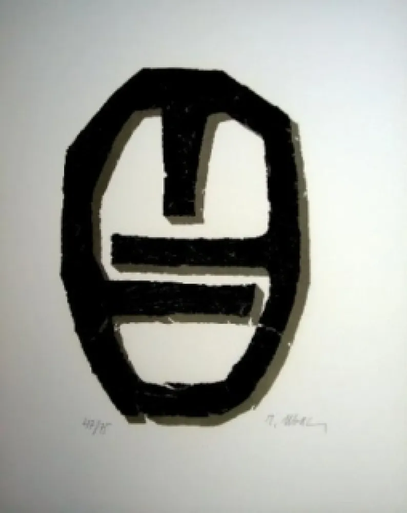 リトグラフ Ubac - Empreinte