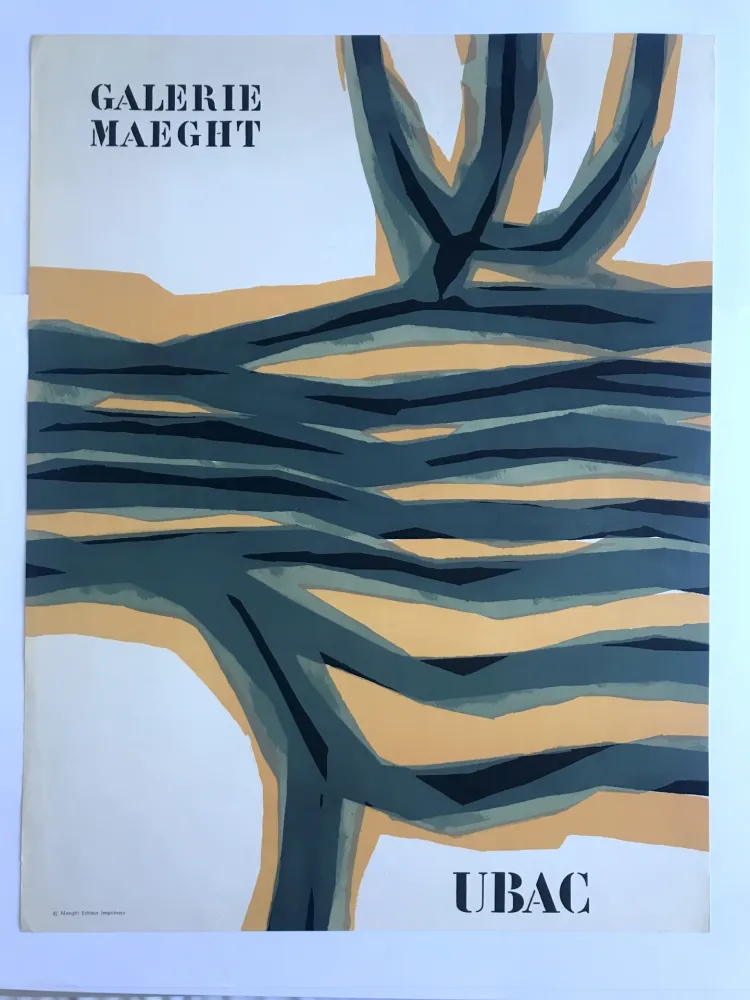 掲示 Ubac - Galerie Maeght