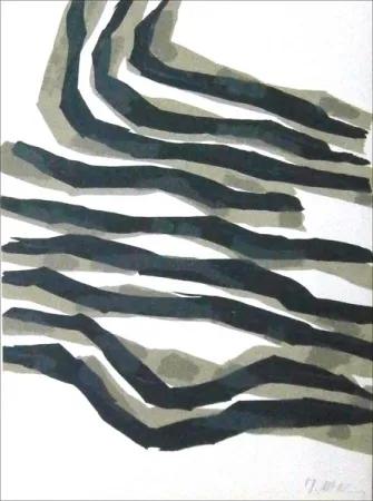 リトグラフ Ubac - Limites