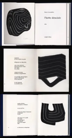 挿絵入り本 Ubac - Montalivet. L'HERBE DÉRACINÉE. Gravures de Raoul Ubac (1975)