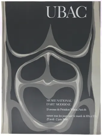 掲示 Ubac - Musée National d'Art Moderne