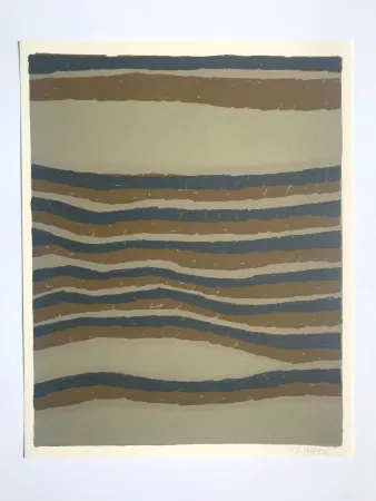 リトグラフ Ubac - Routes (la Terre III)