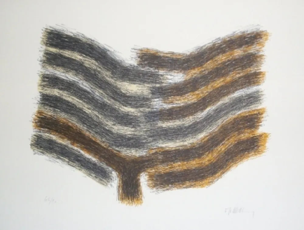 リトグラフ Ubac - Sillon