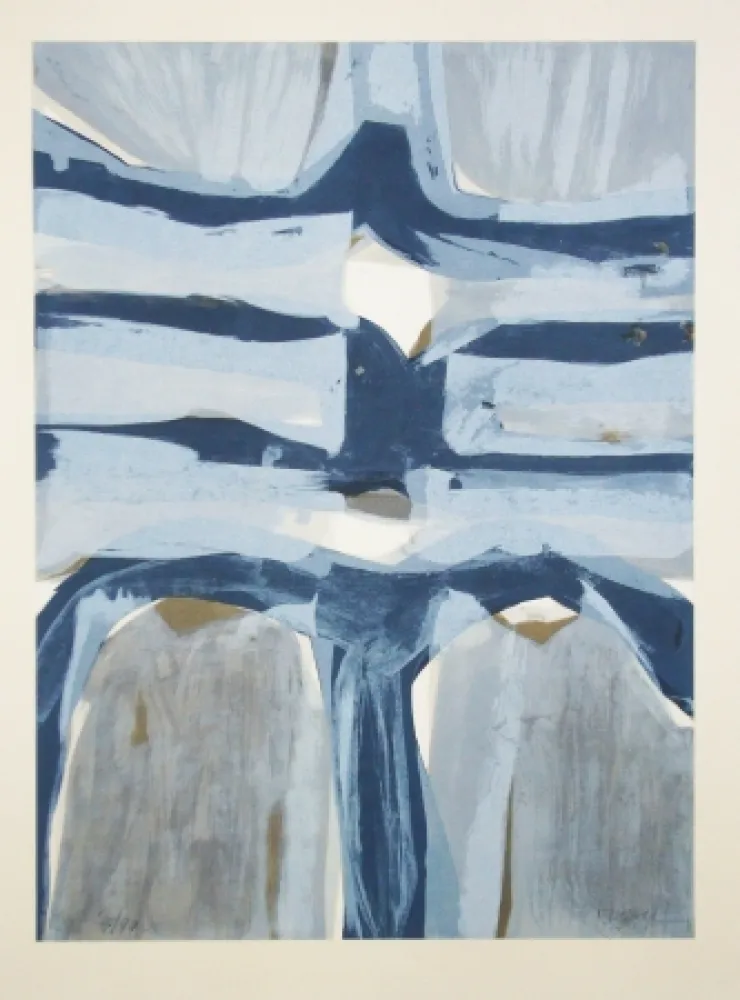 リトグラフ Ubac - Sillon vertical