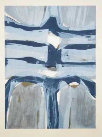 リトグラフ Ubac - Sillon vertical