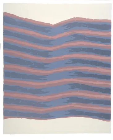 リトグラフ Ubac - Strates sur ardoise