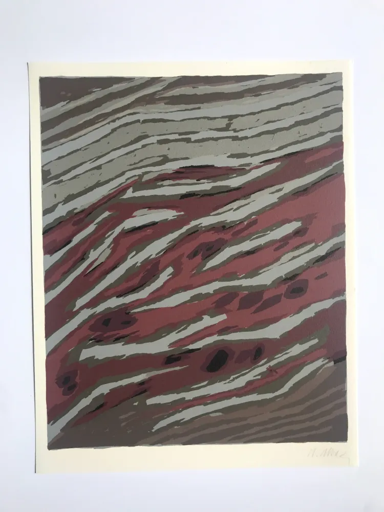 リトグラフ Ubac - Terrassements (La terre II)