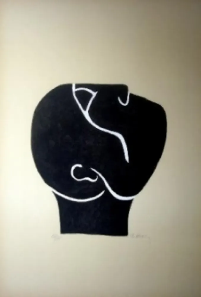 リトグラフ Ubac - Tête levée