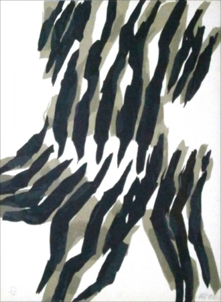 リトグラフ Ubac - Traces