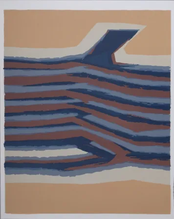 リトグラフ Ubac - Voies ferrées