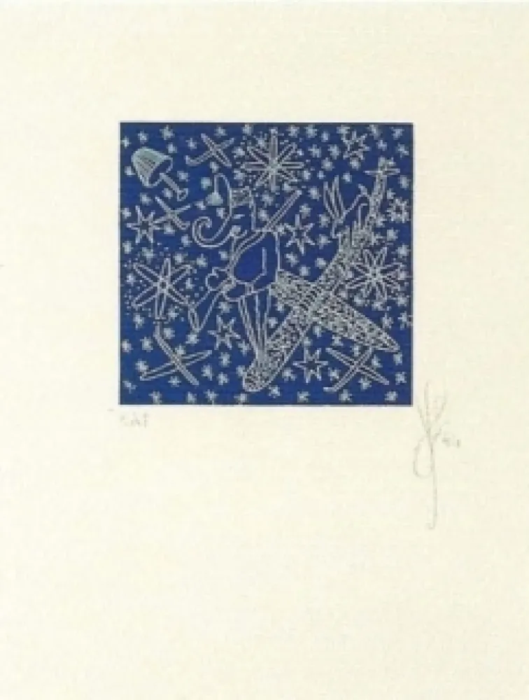 リトグラフ Ucles - Desplaçament interessat