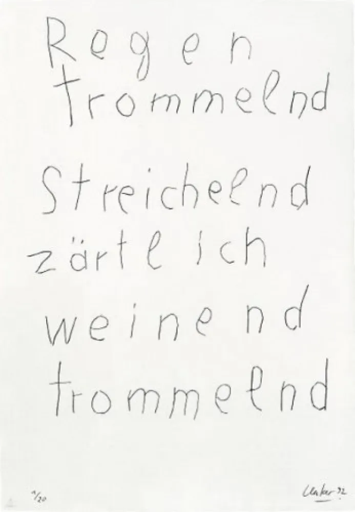 彫版 Uecker - From the Mappenwerk 