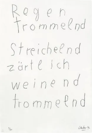 彫版 Uecker - From the Mappenwerk 