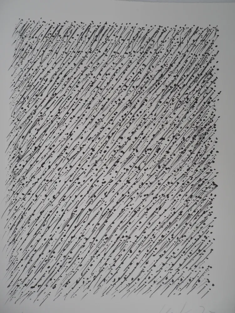 リトグラフ Uecker - Le Mouvement 