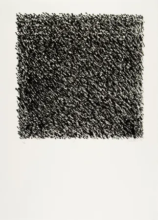 リトグラフ Uecker - Manuelle Struktuur. No I 